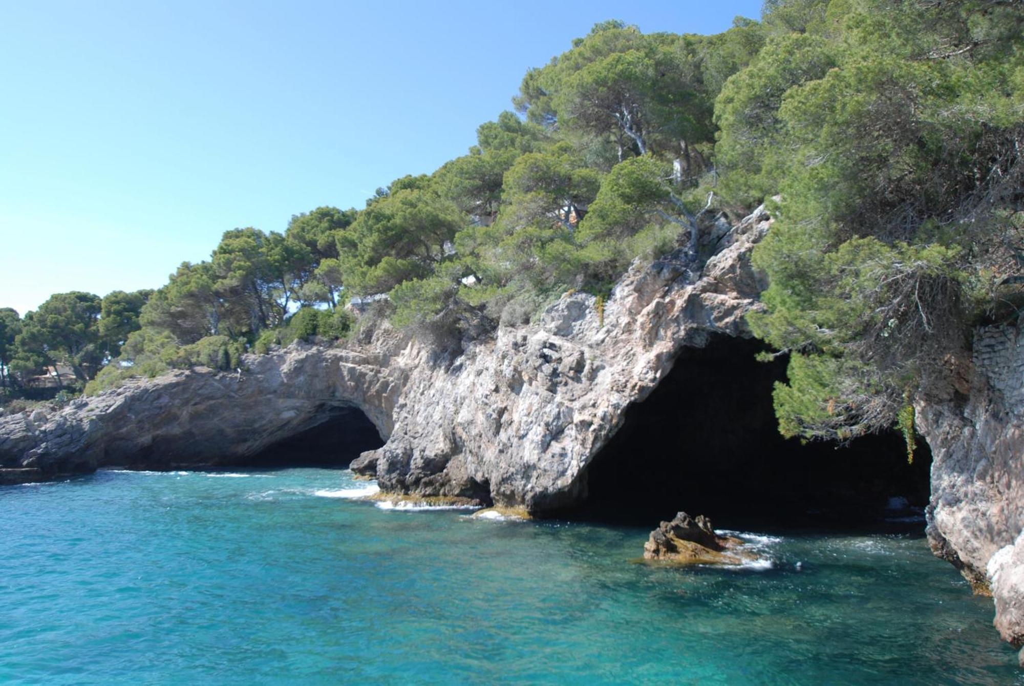 Exclusiva Villa Enfrente Del Mar En Cala Bona Cala Bona  Bagian luar foto